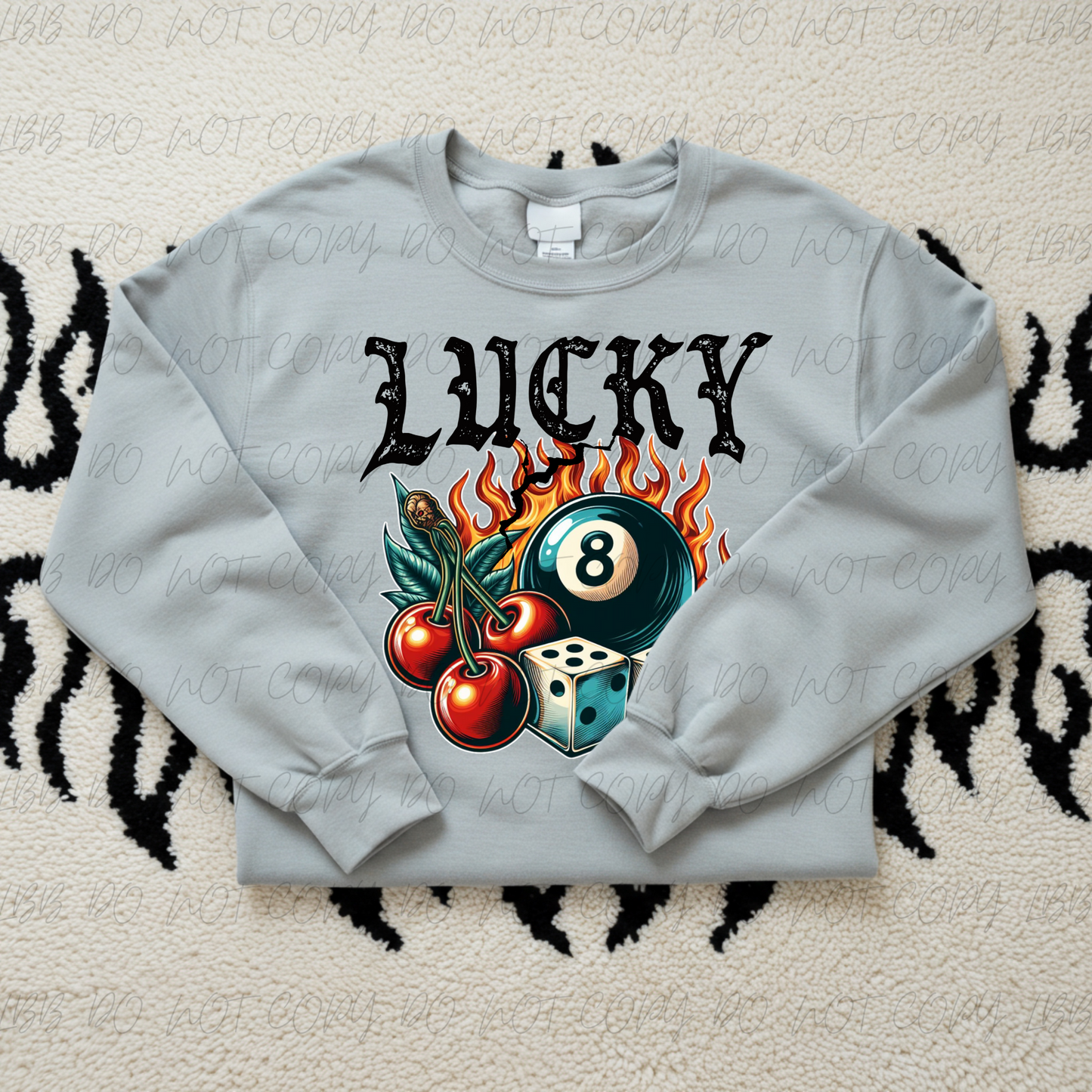 LUCKY 8ball DTF TRANSFER
