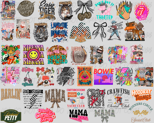 30X24 Trucker Hat Patches PREMADE GANG