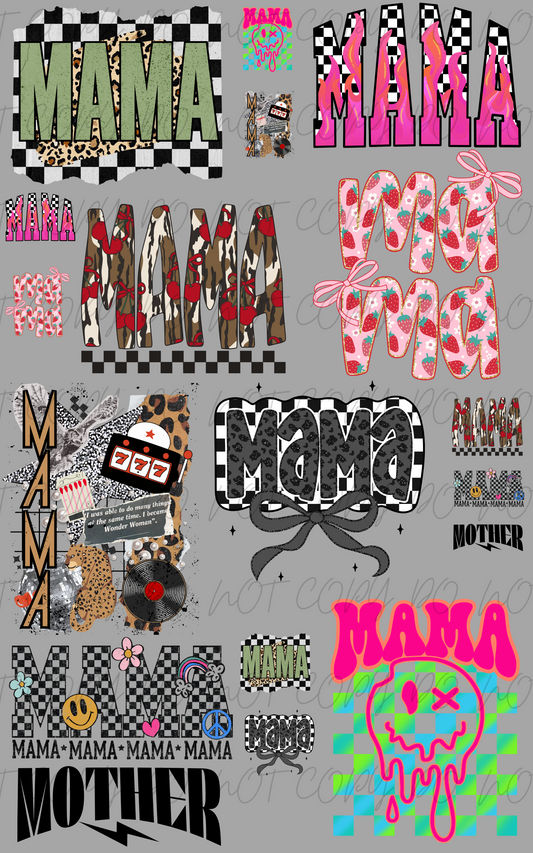 30"x48" MOTHER MAMA MOM PREMADE GANGSHEET