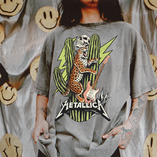METALLICA CACTUS DTF TRANSFER