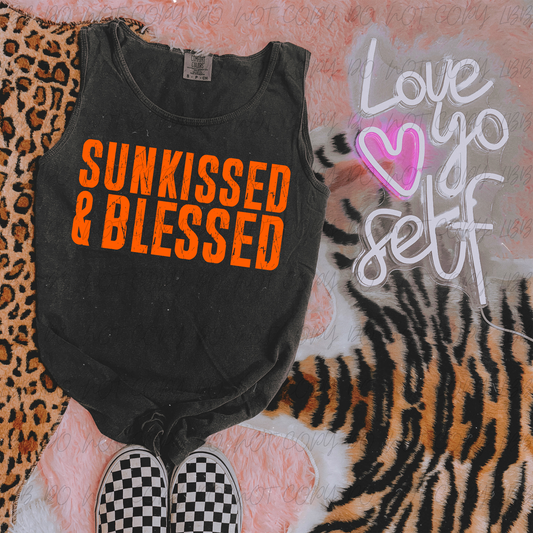 SUNKISSED & BLESSED DTF TRANSFER