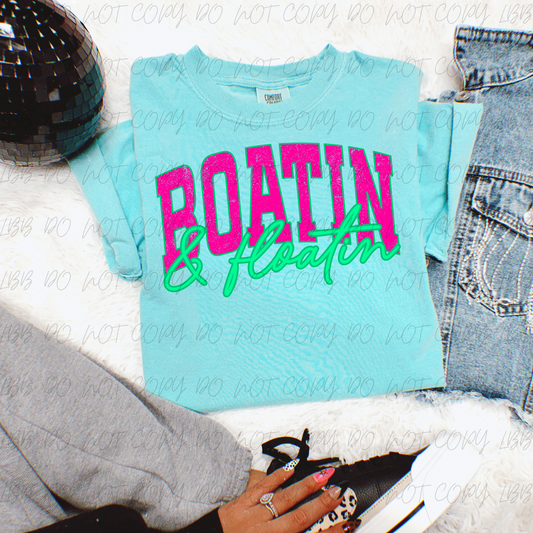 BOATIN & FLOATIN DTF TRANSFER
