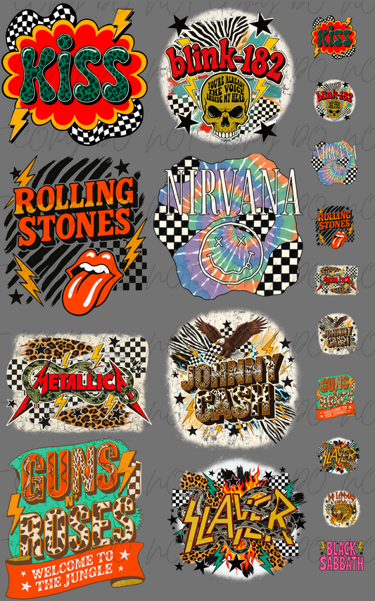 30"x48" Always say yes to the band prints! PREMADE GANGSHEET