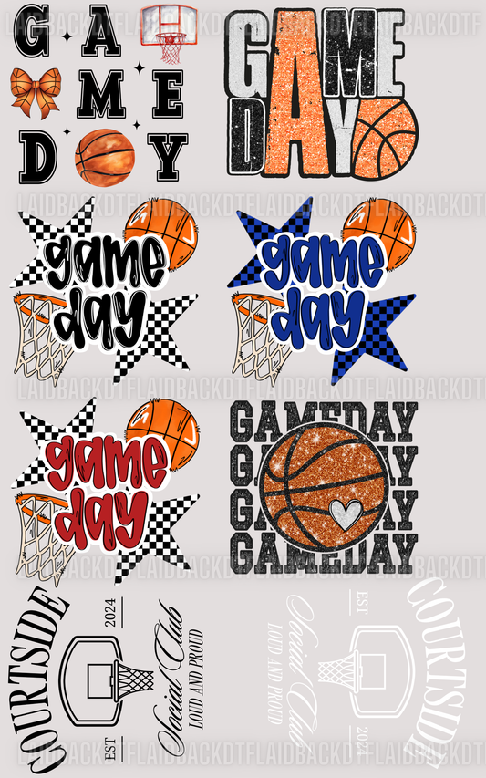 30"x48"Basketball Gameday premade