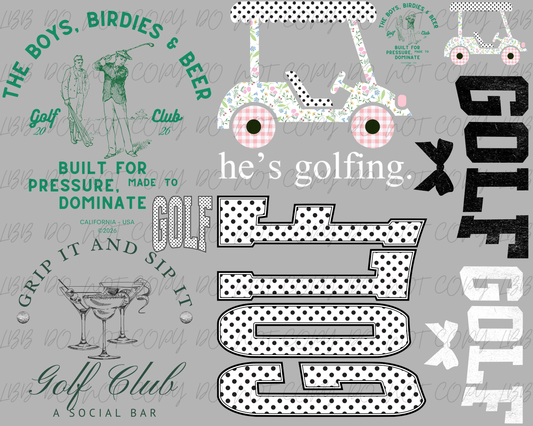 30x24 GOLF gangsheet