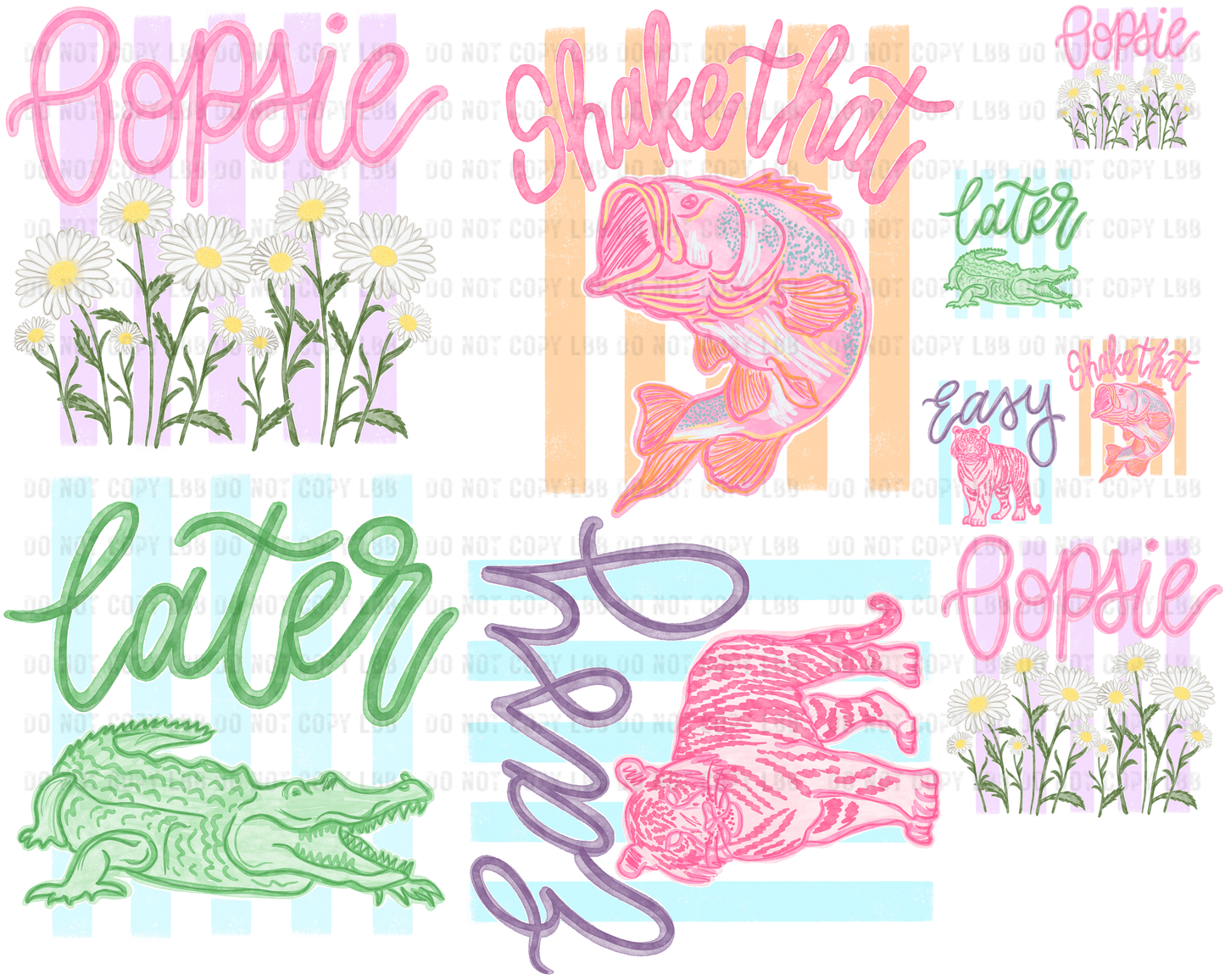 30x24 Southern Mix premade gangsheet
