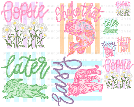30x24 Southern Mix premade gangsheet