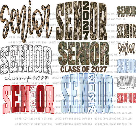 30x24 SENIOR 27' PREMADE DTF GANGSHEET