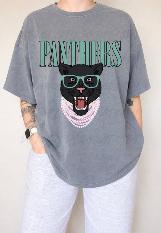 Preppy Panthers DTF TRANSFER
