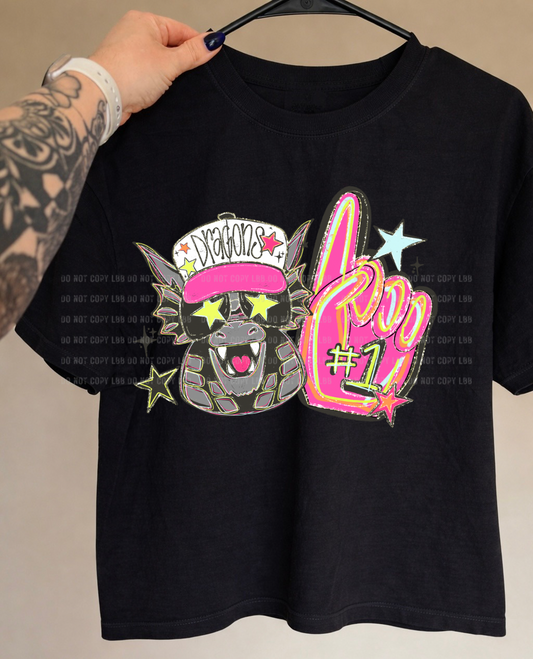 Mascots Neon Foam Finger Shirt PART THREE