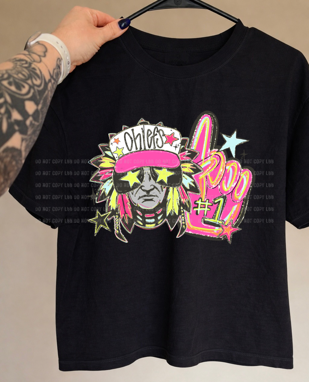 Mascots Neon Foam Finger Shirt PART FOUR