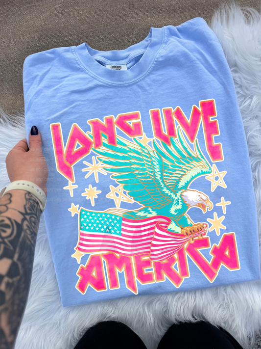 Long live America  DTF TRANSFER
