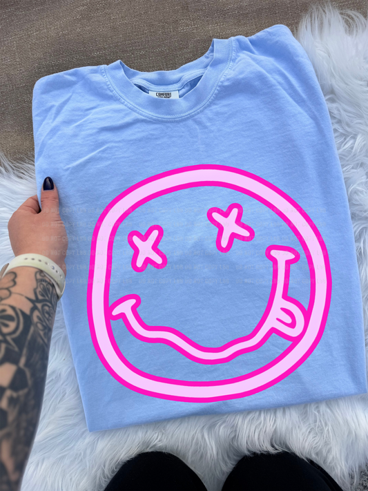 neon smiley