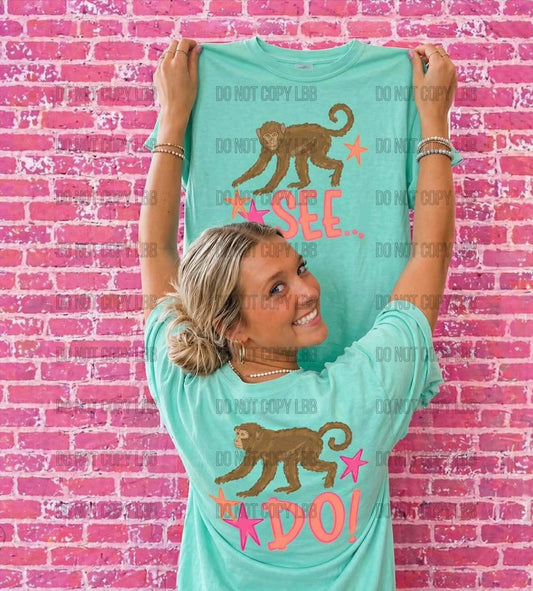 Monkey do BACK *GIRL DTF TRANSFER