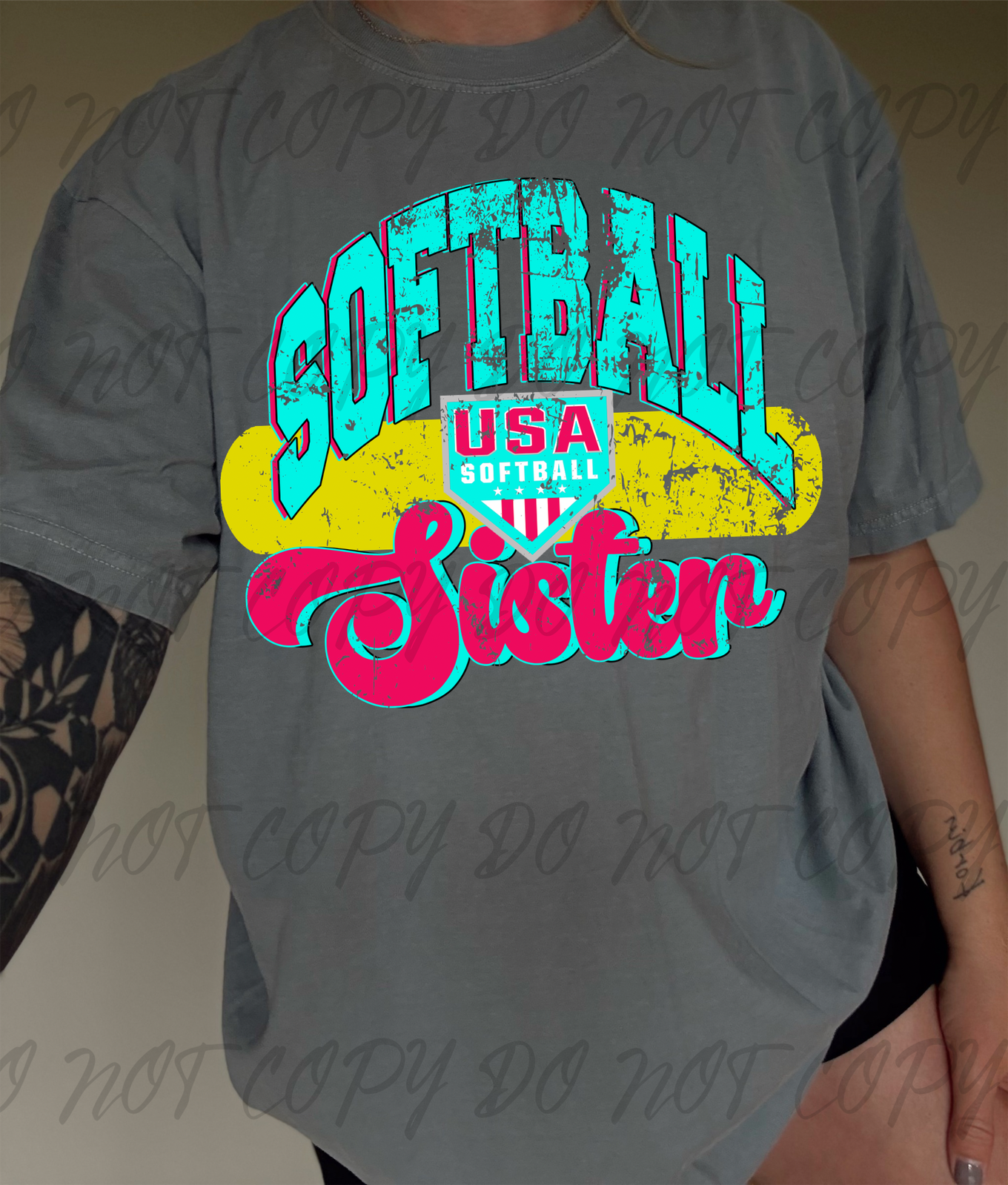 Softball sister DTF TRANSFER