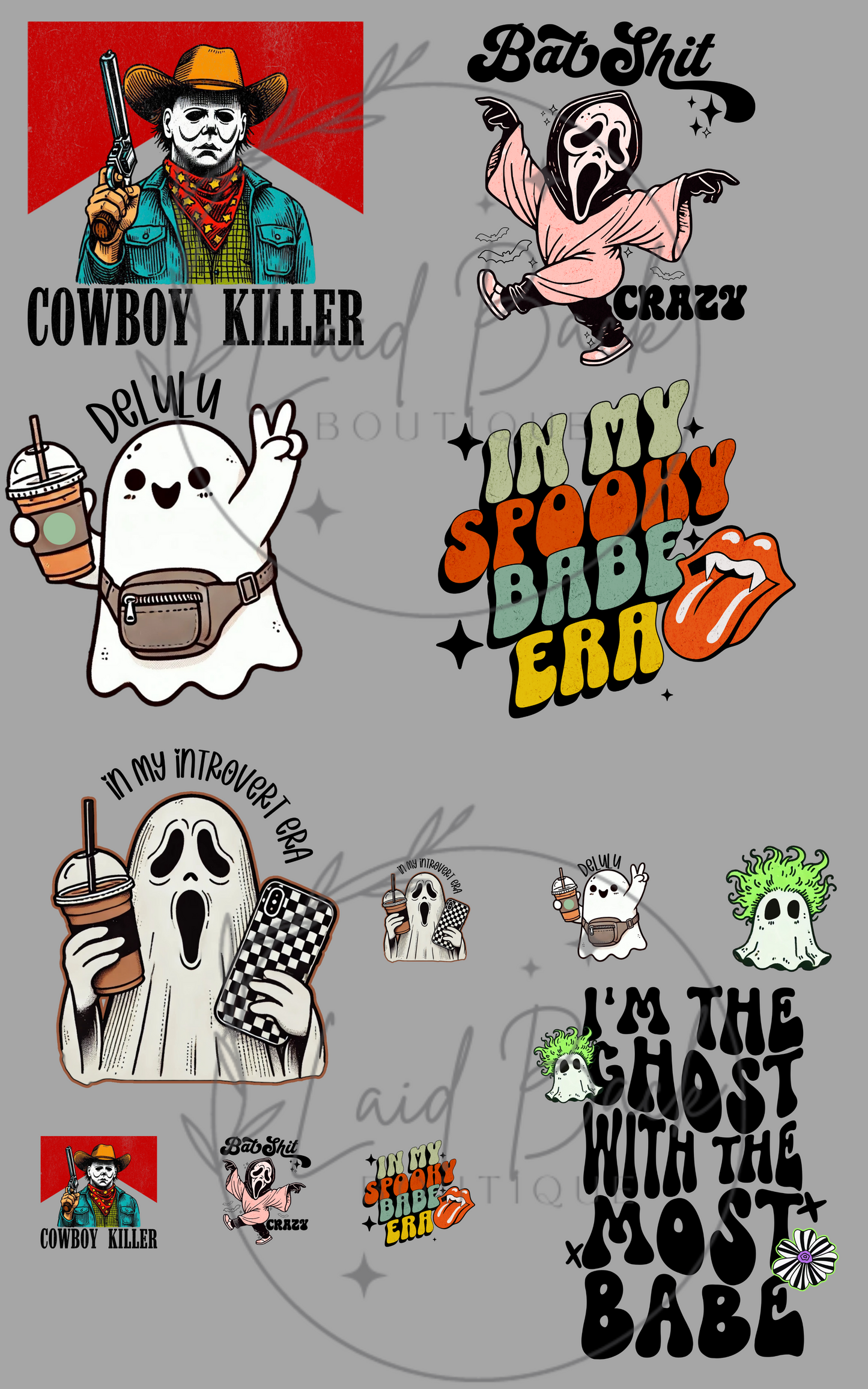 30x48 Spooky Season Gang Sheet